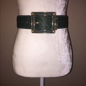 3.1 Phillip Lim Genuine Ostrich Leather Belt.